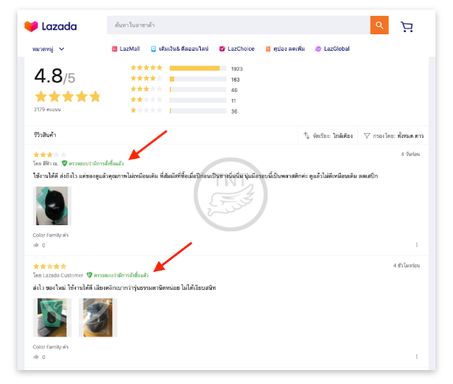 Customer Review - Lazada